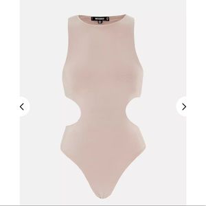 NWT Sand Cut Out Bodysuit